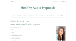 Desktop Screenshot of healthyaudiohypnosis.com